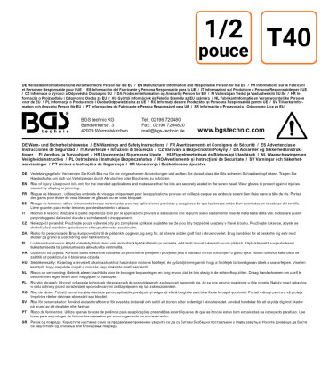 Douille 1/2 pouce à embout à chocs