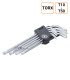 Lot de 9 clés allen longues Torx de T10 à T50