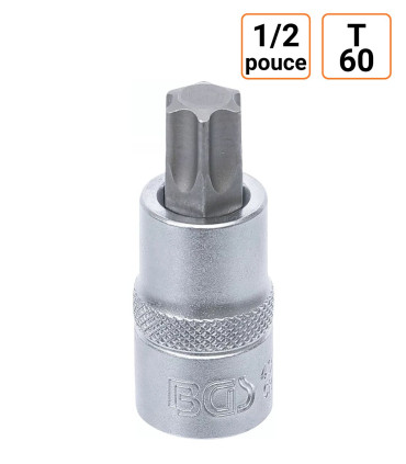 Douille à embouts 1/2 pouce Torx T60