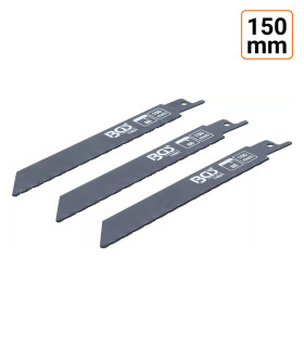 Jeu de 3 lames de scie sabre