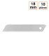 Lot de 10 lames cassantes de 18mm