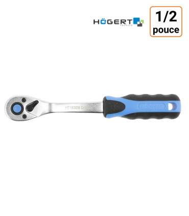 Cliquet réversible coudé 1/2