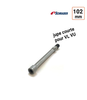 Rallonge rigide plastique jupe courte 102 mm