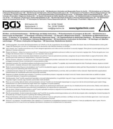  Tournevis Torx avec perçage T25 100 mm - 3