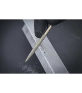  Jeu de 10 limes diamantées droites 140 x 3 mm - 7