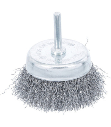 Brosse ronde réception de goupille 6 mm diam 75 mm - 1