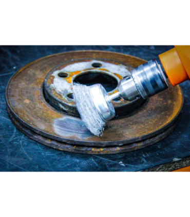  Brosse ronde réception de goupille 6 mm diam 75 mm - 3