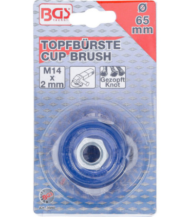  Brosse ronde réception M14 x 2