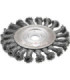 Brosse plate brosse ronde tressée diam 115 mm - 1
