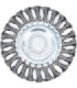  Brosse plate brosse ronde tressée diam 125 mm - 2
