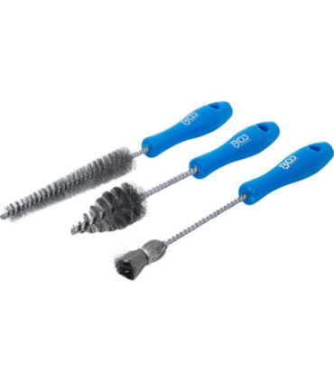 Jeu de 3 brosses de nettoyage d’injecteur diesel - 1