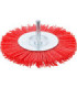 Brosse plate nylon 100 mm tige 6 mm - 1