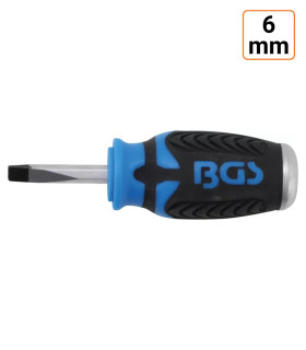 Tournevis plat 6 mm avec longueur de la lame 38 mm