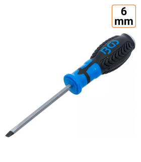 Tournevis plat 6 mm avec longueur de la lame 100 mm