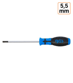 Tournevis plat 5,5 mm avec longueur de la lame