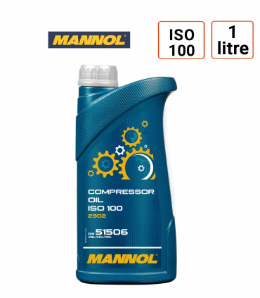 Huile Mannol pour compresseur à piston et rotatif Grade 100