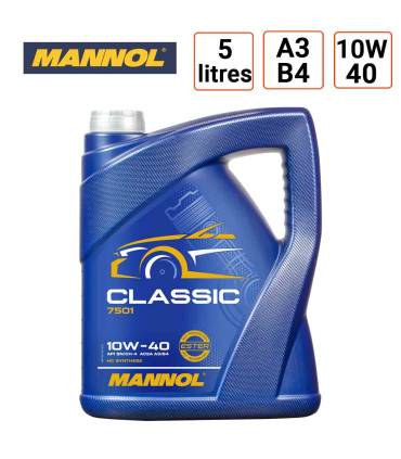 Huile moteur Mannol Classic 10W40  5L