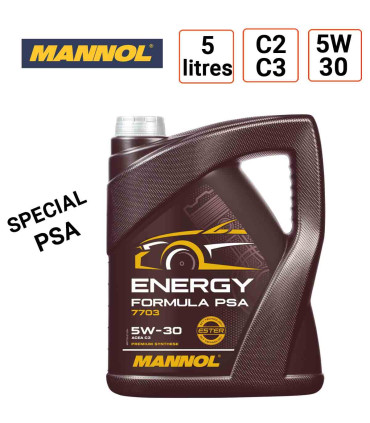 Huile moteur Mannol Energy Formula PSA 5W30 5L