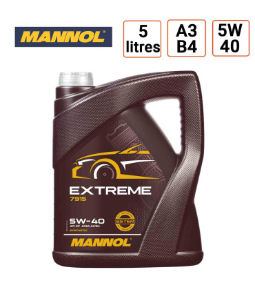 Huile moteur Mannol Extreme 5W40 5L