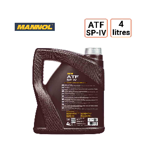 dos Huile Mannol ATF SP-IV pour boite de vitesses automatique 4L