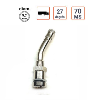 Valve Poids Lourds type ALCOA angle 27° 70MS par 10 ex.