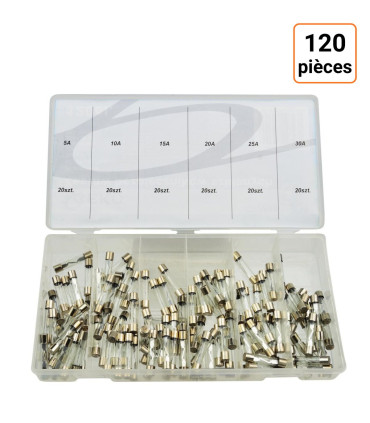 Coffret de 120 fusibles en verre