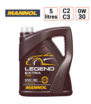 Huile moteur Mannol Legend Extra 0w30 5l