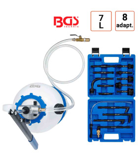 Appareil de remplissage manuel de boite de vitesse 7 L avec adaptateurs