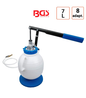 Appareil de remplissage manuel de boite de vitesse 7 L avec adaptateurs