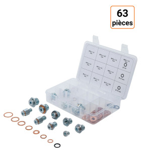 Assortiment de réparation de bouchons de vidange d’huile