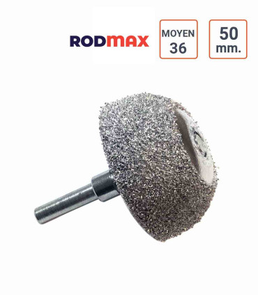 Rape cloche carbure de NICKEL diamètre 50 mm grain MOYEN 36