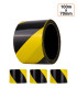 Ruban de signalisation jaune et noir