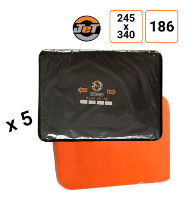 Emplâtre radial SR186 en 245x340 mm JET par 5 ex.