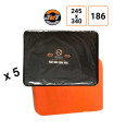 Emplâtre radial SR186 en 245x340 mm JET par 5 ex.