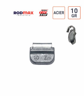 Masses ACIER de 10 gr.  boite de 100 ex. RODMAX