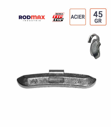 Masses ACIER de 45 gr.  boite de 50 ex. RODMAX