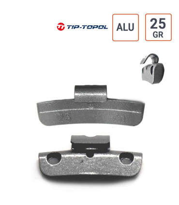 Masses ALU de 25 gr. boite de 100ex.