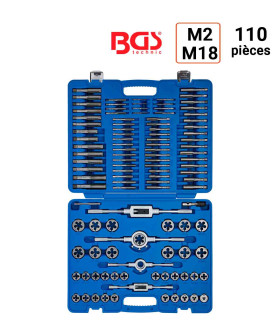 Coffret de tarauds M2 à M18