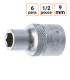 Douille CRV six pans 1/2 pouce en 9mm