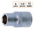 Douille CRV six pans 1/2 pouce en 12mm