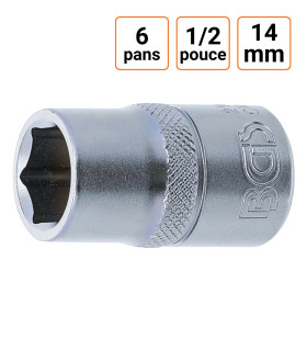 Douille CRV six pans 1/2 pouce en 14mm