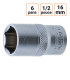 Douille CRV six pans 1/2 pouce en 16mm