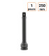 Rallonge de douilles à choc de 250 mm en 1 pouce