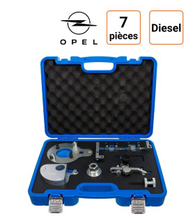 Coffret de calage de distribution 7 pièces pour Opel Diesel