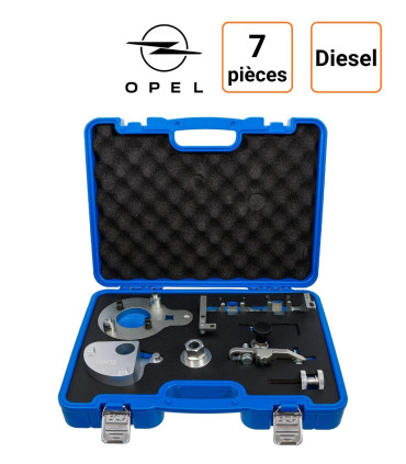 Coffret de calage de distribution 7 pièces pour Opel Diesel
