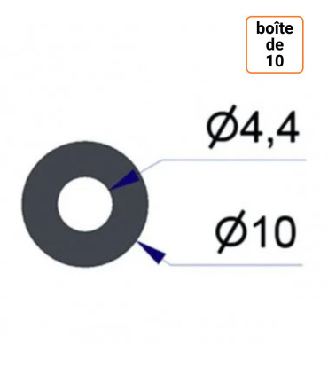 Joint pour raccord côté valve par 10ex.