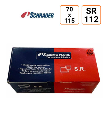 Emplatre SR 112 Schrader 70x115 mm