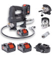 Pompe à Graisse sans fil 20 V + 2 Batteries de 4.0 Ah Invento