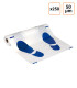 Tapis de sol de protection jetables par rouleau de 250 pièces