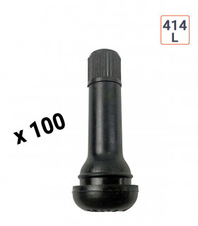 Valves TR 414L pneu tubeless par 100ex
